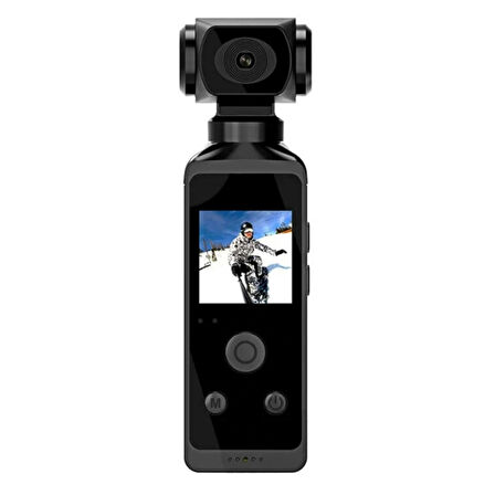 Ozmik K850H 4K Kameralı 3 Eksen Gimbal Sabitleyici Video Kaydedicili  1,3 inç LCD Ekran, 16MP 