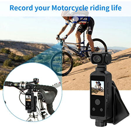 Ozmik K850H 4K Kameralı 3 Eksen Gimbal Sabitleyici Video Kaydedicili  1,3 inç LCD Ekran, 16MP 
