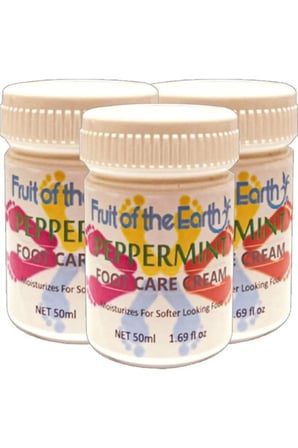 Fruit of the Earth Peppermint Pepper Ayak Kremi 3x50 ml