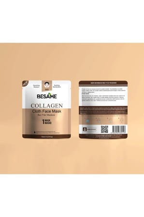 Besame Collagen Nem Bombası Kağıt Maske 10 Lu Paket