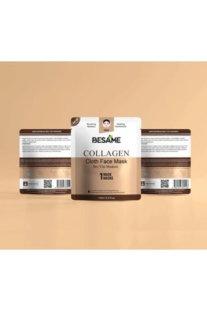 Besame Collagen Nem Bombası Kağıt Maske 10 Lu Paket