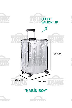 Şeffaf Bavul ve Valiz Kılıfı TRİNK-VLZ1060