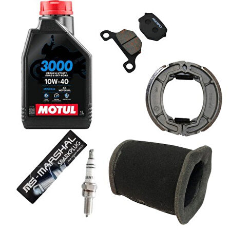 Mondial Mh 125 Drift Motul Motosiklet Bakım Seti
