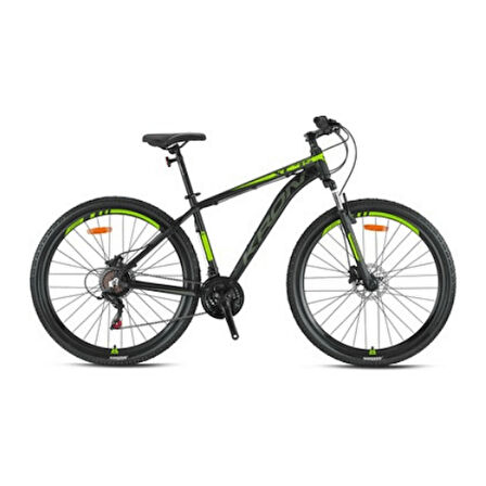 Kron XC 75 27.5 MTB 17' 21 Vites Hidrolik Disk Mat Siyah Neon Sarı / Füme