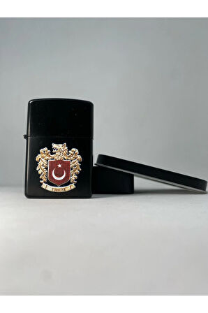 Bozkurt Arma Tasarımlı Kutulu Benzinli Metal Çakmak