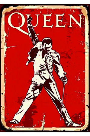 Vintage Tarz UV Baskılı MDF Dekor (20cm x 30cm)