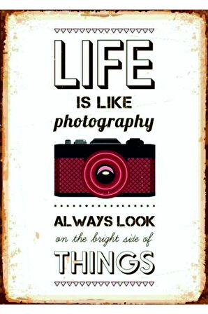 Vintage Tarz UV Baskılı MDF Dekor (20cm x 30cm)