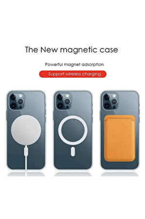 Iphone 16 Magsafe Destekli Lüks Silikon Kılıf