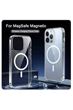 Iphone 16 Pro Magsafe Destekli Sert Silikon Kılıf