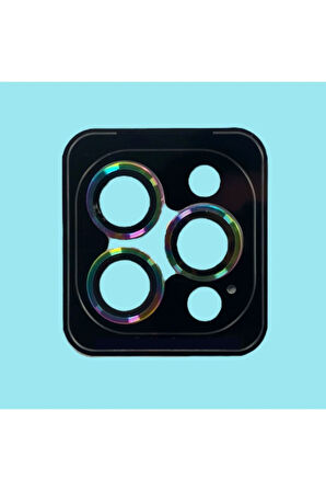 İPHONE 13 PRO/13 PRO MAX UYUMLU KAMERA KORUYUCU LENS MERCEK ÇERÇEVELİ 3'LÜ SET