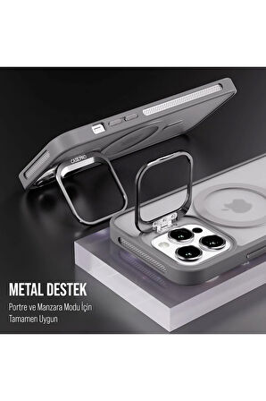 Iphone 16 Magsafe Destekli Sert Silikon Kılıf