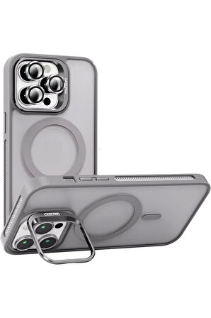 Iphone 16 Pro Magsafe Destekli Sert Silikon Kılıf