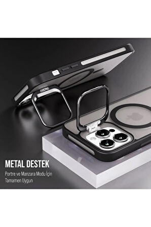 Iphone 16 Pro Max Magsafe Destekli Sert Silikon Kılıf
