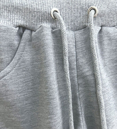 Triliya Pamuklu Unisex Çocuk Kapri Takımı (Cepli & Kordonlu, 3-12 Yaş)