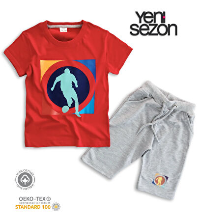Triliya Pamuklu Unisex Çocuk Kapri Takımı (Cepli & Kordonlu, 3-12 Yaş)