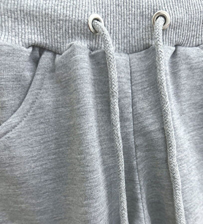 Triliya Pamuklu Unisex Çocuk Kapri Takımı (Cepli & Kordonlu, 3-12 Yaş)