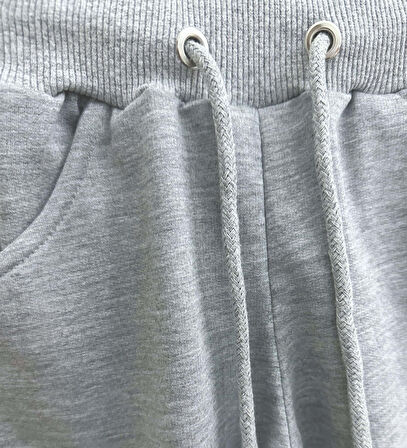 Triliya Pamuklu Unisex Çocuk Kapri Takımı (Cepli & Kordonlu, 3-12 Yaş)