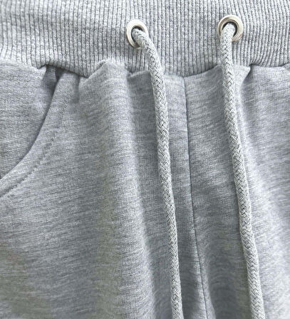 Triliya Pamuklu Unisex Çocuk Kapri Takımı (Cepli & Kordonlu, 3-12 Yaş)