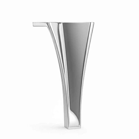 Pera 19 cm Krom Mobilya Koltuk Yatak Odası Tv Ünitesi Dolap Konsol ve Sehpa Ayağı