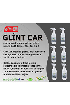 Glint  Car 6 X 1 Lt. %100 Bitkisel Araç Jant Yıkama Bakım Spreyi Demir Tozu Çözücü