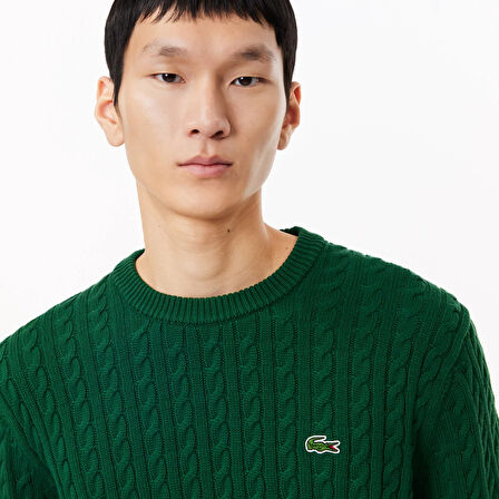 Lacoste Bisiklet Yaka Regular Fit Örme Triko