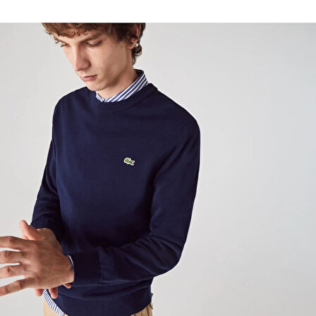 Lacoste Erkek Bisiklet Yaka Regular Fit Kazak