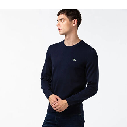 Lacoste Erkek Bisiklet Yaka Regular Fit Kazak