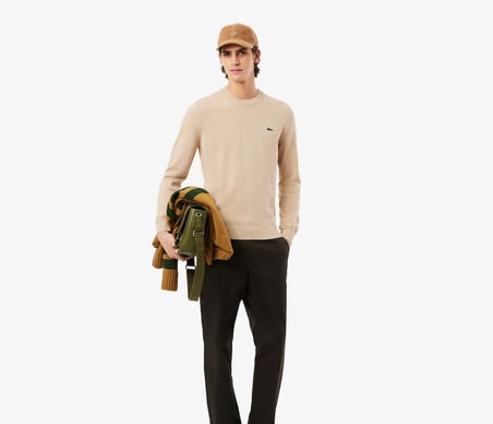 Lacoste Bisiklet Yaka Basic Kazak