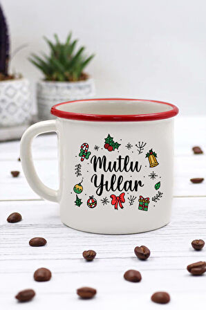 UNO Kart Oyunu & Yılbaşı Çorabı & Kupa & Metal Kutulu Mum & Yılbaşı Gözlüğü & Çam Ağacı Hediye Seti