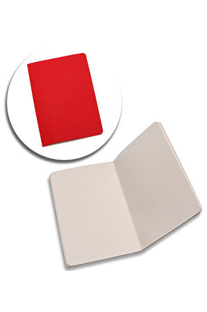 Yılbaşına Özel Kutusunda Kırmızı Türk Kahvesi Fincanı & 2'li Türk Kahvesi & Defter & Mum Hediye Seti