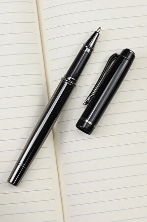 Turuncu Kutusunda Kalem & Mıknatıslı Defter & Kupa & Fincan & El Yapımı Buket Çiçek Hediye Seti