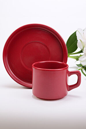 Kalın Şal & Kırmızı Fincan & Mini Çam Ağacı & Buhurdanlık & Buhurdanlık Esansı Hediye Seti