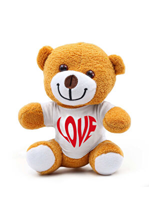 Peluş Ayıcık & Kolye & Çerçeve Hediye Kutusu