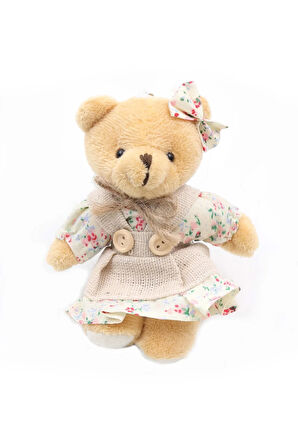 Mum & Kahve & Ayıcık Anahtarlık & Fincan & Sunum Peçetesi Hediye Seti