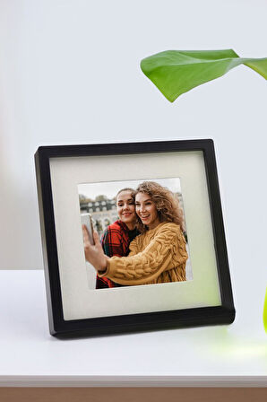 Metal Kutulu Mum & Paspartulu Çerçeve & Baskılı Fincan & Ahşap Not Tutucu Hediye Seti