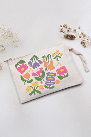 Bez Çanta & LipBalm & Rose Mum & Sabun Hediye Seti