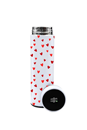 Kalpli Kupa & Termos & Çikolata Sevgiliye Hediye Kutusu