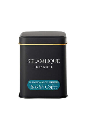 Siyah Fincan & Mum & Çikolata & Türk Kahvesi Hediye Seti