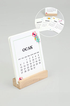 Mousepad & Takvim & Kupa & 100 ML Kolonya & 2'li Çay Kadına Hediye Seti