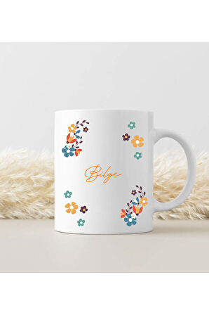 Kişiye Özel Çiçek Tasarımlı Kadınlar Günü Hediye Seti