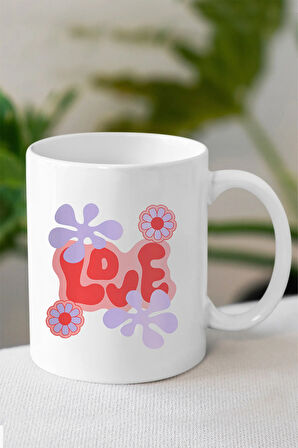 Melodi Draje & Japon Kiraz Çiçeği Kolonyası &  Kupa Bardak & Bardak Altlığı Hediye Seti