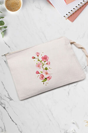 Bez Çanta & Sabun & Ayna Hediye Seti