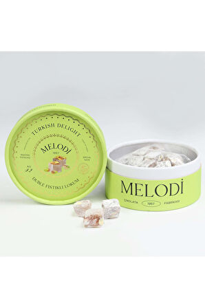 Melodi Lokum & Kolonya & Çiçek & Mum & Fincan Hediye Seti