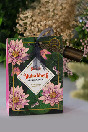 Muhabbetli Türk Kahvesi & Buhurdanlık & Fincan & Mum Premium Hediye Seti