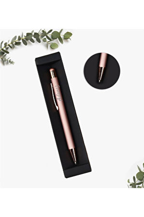 Rose Termos & Öğütülmüş Filtre Kahve & Kolonya & Pembe Fincan & Rose Tükenmez Kalem