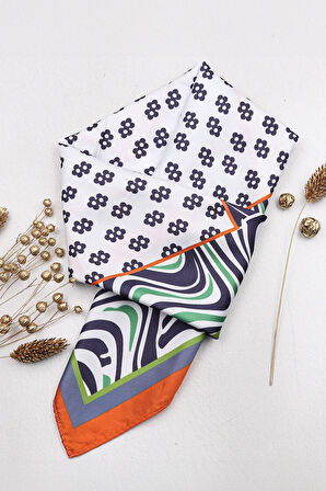 Porselen Fincan & Cüzdan & Türk Kahvesi & Tasarım Fular Hediye Seti