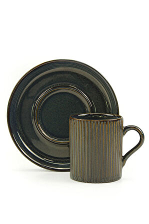 2li Fincan & Melodi Çikolata & Türk Kahvesi& Canlı Sukulent Çiçek Hediye Seti