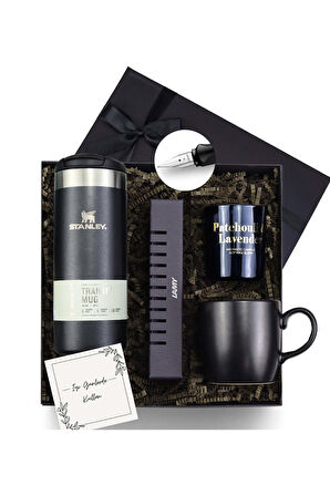 Termos & Lamy Dolma Kalem & Kupa & Rakle Mum Hediye Seti