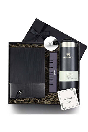 Termos & Esnek Kapak Defter & Lamy Dolma Kalem Hediye Seti