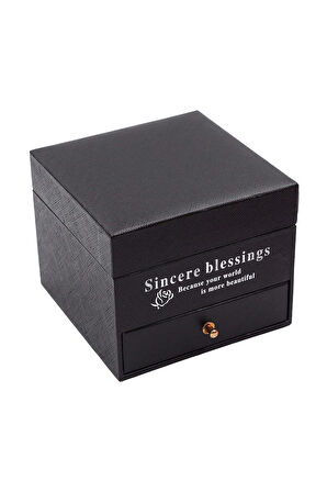 Çekmeceli Gül Kutusu & Fular Anneler Günü Hediye Seti